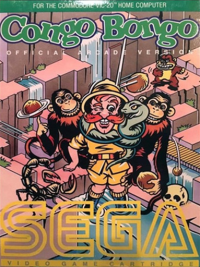 Congo Bongo Vic-20 US box art